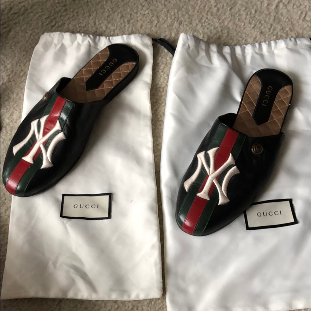 Gucci Flamel New York Yankee Slipper